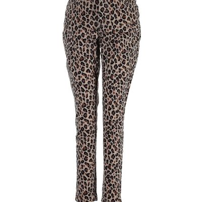 Crown & Ivy Women Brown Jeggings 6